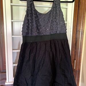 Xhilaration Black and Gray dress XXL